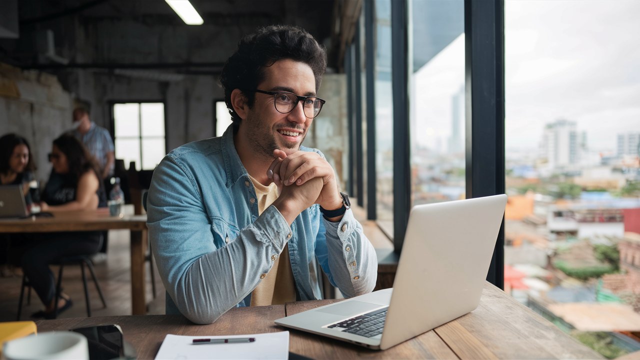 Emprendedor agradecido por el apoyo gubernamental a su startup.